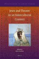 Jews and theater in an intercultural context /