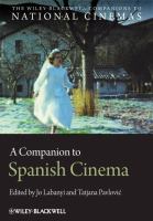 A companion to Spanish cinema /
