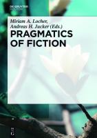 Pragmatics of fiction /