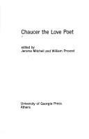 Chaucer the love poet,