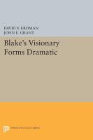 Blake's visionary forms dramatic /