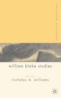 Palgrave advances in William Blake studies /