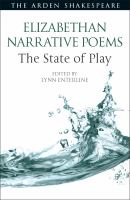 Elizabethan narrative poems : the state of play /