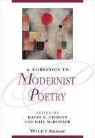 A companion to modernist poetry /