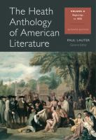 The Heath anthology of American literature /