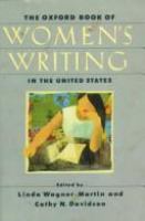 The Oxford book of women's writing in the United States /