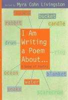 I am writing a poem about-- a game of poetry /