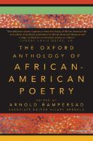 The Oxford Anthology of African-American Poetry /