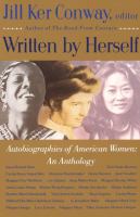 Written by herself : an anthology /