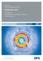 Förderatlas 2012 : Kennzahlen zur öffentlich finanzierten Forschung in Deutschland /