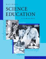 National Science Education Standards : observe, interact, change, learn.
