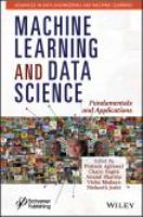 Machine learning and data science : fundamentals and applications /