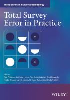 Total survey error in practice /