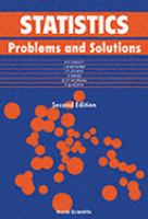 Statistics : problems and solutions /