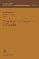 Computing and graphics in statistics /