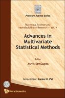 Advances in multivariate statistical methods /