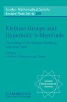 Kleinian groups and hyperbolic 3-manifolds : proceedings of the Warwick Workshop, September 11-14, 2001 /