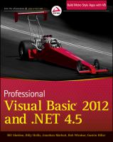 Professional Visual Basic 2012 and .NET 4.5 programming /