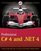 Professional C♯ 4 and .NET 4 /