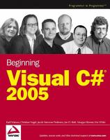 Beginning Visual C♯ 2005 /