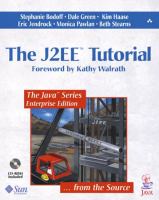 The J2EE tutorial /