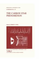 The carbon star phenomenon : proceedings of the 177th Symposium of the International Astronomical Union, held in Antalya, Turkey, May 27-31, 1996 /