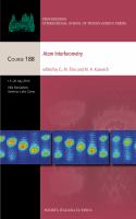 Atom interferometry : proceedings of the International School of Physics "Enrico Fermi", course 188, Varenna on Lake Como, Villa Monastero, 15-20 July 2013 /