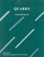 Quarks : selected reprints /