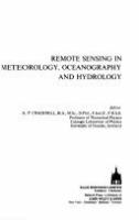 Remote sensing in meteorology, oceanography, and hydrology /