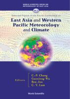 Selected papers of the Fourth Conference on East Asia and Western Pacific Meteorology and Climate : Hangzhou, China, October 26-28, 1999 /