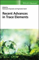 Recent advances in trace elements /
