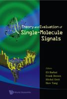 Theory and evaluation of single-molecule signals /