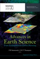 Advances in earth science : from earthquakes to global warming /