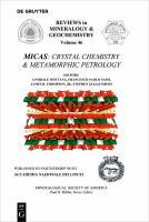 Micas : crystal chemistry & metamorphic petrology /