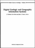 Digital geologic and geographic information systems /