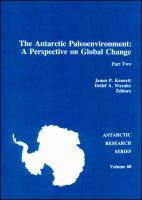 The Antarctic paleoenvironment : a perspective on global change /