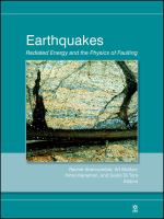 Earthquakes : radiated energy and the physics of faulting /