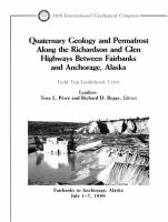 Quaternary geology and permafrost along the Richardson and Glen highways between Fairbanks and Anchorage, Alaska : Fairbanks to Anchorage, Alaska, July 1-7, 1989 /