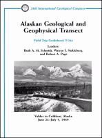 Alaskan geological and geophysical transect : Valdez to Coldfoot, Alaska, June 24-July 5, 1989 /