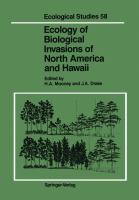 Ecology of biological invasions of North America and Hawaii /