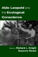 Aldo Leopold and the ecological conscience /