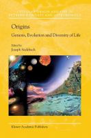 Origins genesis, evolution, and diversity of life /
