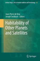 Habitability of other planets and satellites /