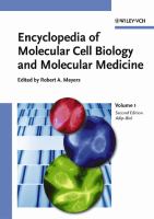 Encyclopedia of molecular cell biology and molecular medicine /