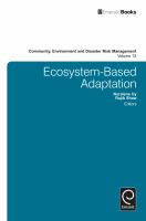 Ecosystem-based adaptation