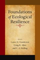Foundations of ecological resilience /