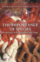 The Importance of Species Perspectives on Expendability and Triage /