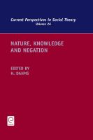 Nature, knowledge and negation /