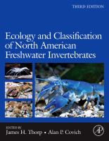 Ecology and classification of North American freshwater invertebrates /