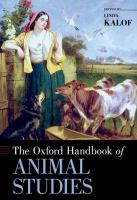 The Oxford handbook of animal studies /